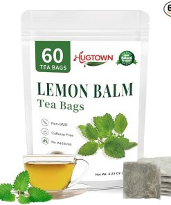 Lemon Balm Tea 60 Tea Bags 100% Natural Stress Relief Calm & Sleep Support